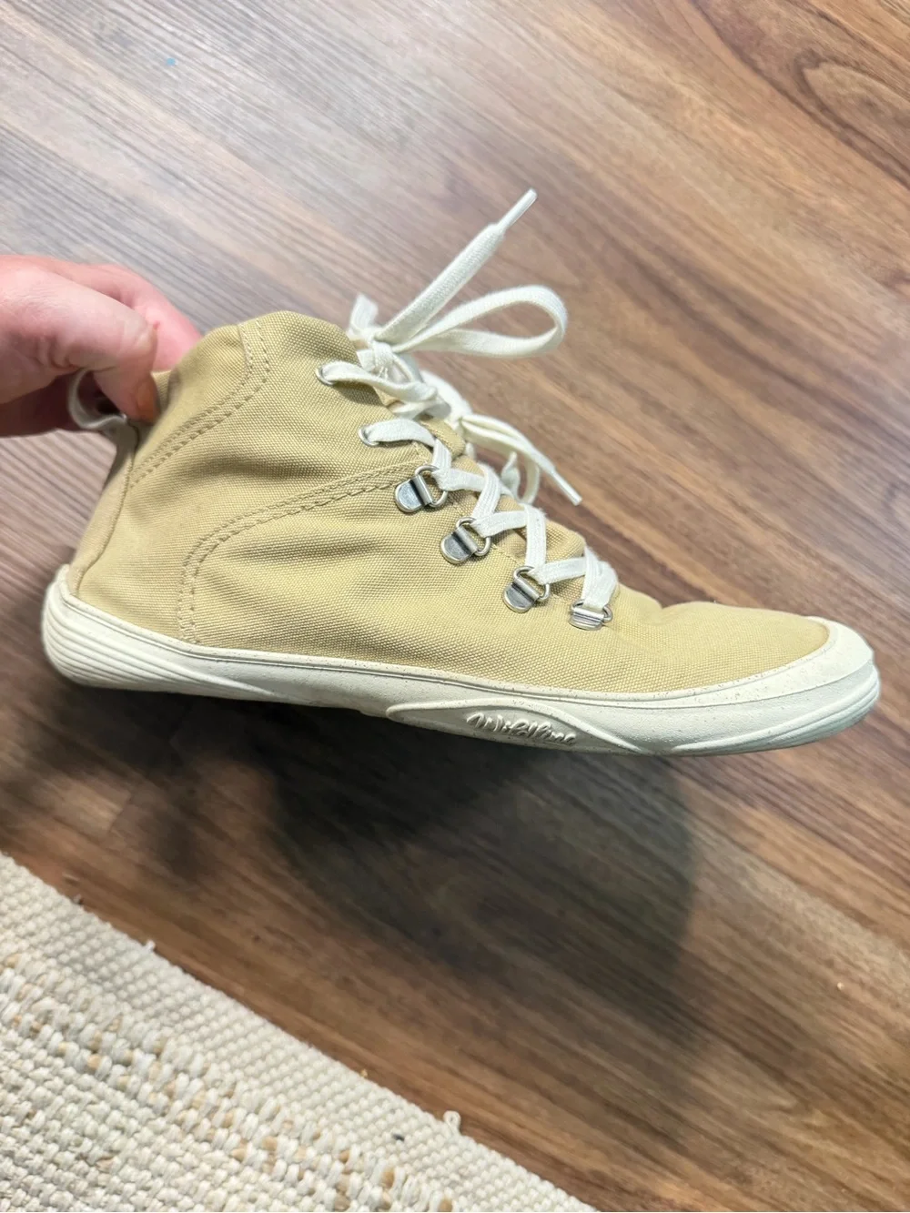 Wildlings barefoot shoes- Canvas High-Top Women's Sneakers